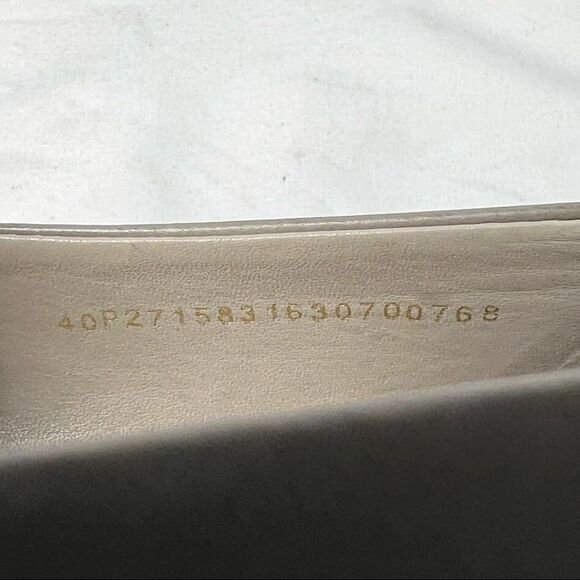 Ecco Touch Ballerina 2.0 Warm Grey Leather Flats EU40 US10 - Picture 10 of 11